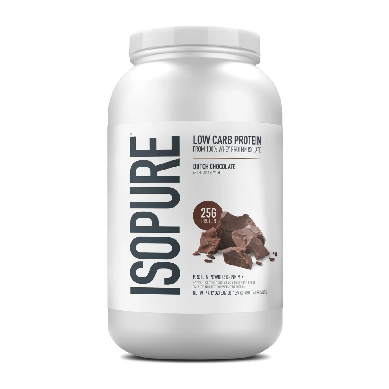 ISOPURE 3lbs Dutch Chocolate