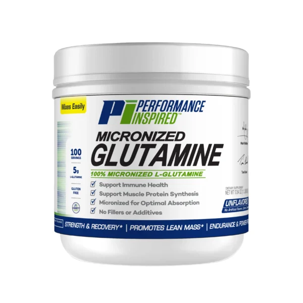 Performance Inspired | Micronized Glutamine Unflavored | 500g (100 Servings)