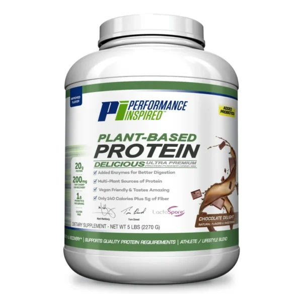 Performance Inspired | Plant Based Protein | Chocolate Delight Flavor (5lbs)